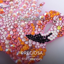 Камни preciosa® crystal hotfix с плоской основой&nbsp;Y-PRC-HSS6-70020-200