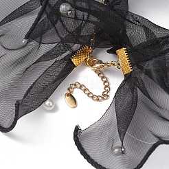 Ожерелья с подвесками в виде луны из латуни&nbsp;NJEW-JN04810