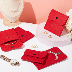 12 шт. 4-х стилистический портативный чехол для карт из фетра&nbsp;ABAG-GA0001-21A