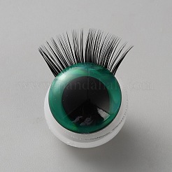 樹脂人形の工芸品の目  おもちゃの DIY アクセサリー用  ミディアムスプリンググリーン  20x24.5mm&nbsp;DIY-WH0698-010D