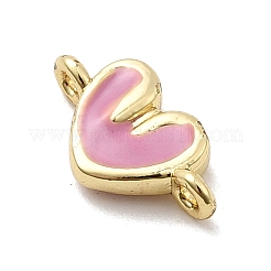 Pendentifs d'émail en laiton &nbsp;KK-P338-21G-04