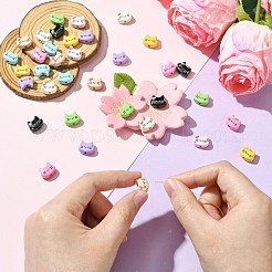 36 шт. 9-цветные бусины из сплава с напылением&nbsp;FIND-CJ0003-30