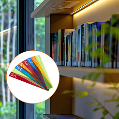 16шт. 16-х стилистический акриловый разделитель для книг AJEW-FH0005-01