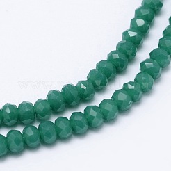 Chapelets de perles en rondelles facettées en verre&nbsp;GLAA-M028-2mm-A06