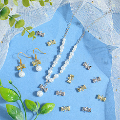 40 шт. 2-цветные литые соединительные звенья-подвески&nbsp;FIND-SP0002-47