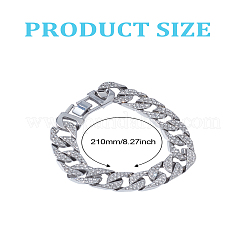 1шт сплава лист звеньев цепи браслеты для женщин&nbsp;BJEW-LP0001-63