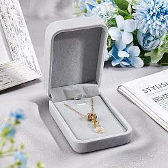 Бархатную коробочку кулон CON-WH0088-35C