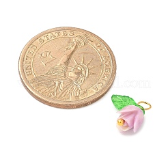 4 шт. подвески из синтетических ракушек в форме цветка&nbsp;PALLOY-JF03862