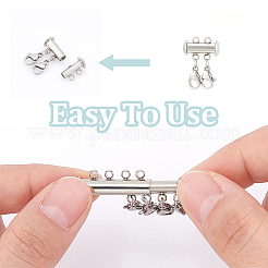 3 шт. 3 стиля застежки-слайдеры из нержавеющей стали 304 FIND-UN00011