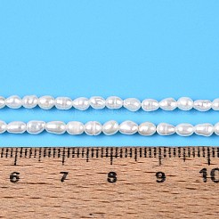 Нити из натурального культивированного пресноводного жемчуга PEAR-T006-27