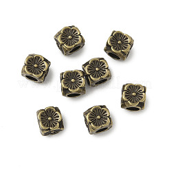 Сплавочные овальные бусины тибетского стиля  FIND-G059-01C-AB