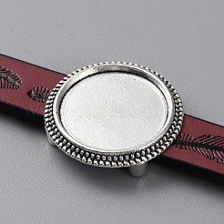 PU-Leder mit Schnalle auf Legierungsbasis zur Herstellung von Armbändern&nbsp;DIY-TAC0020-41A-01