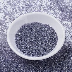 MIYUKIデリカビーズ  シリンダー  日本製シードビーズ  11/0  （db1225)透明光アメジスト光沢  1.3x1.6mm  穴：0.8mm  約2000個/10g&nbsp;X-SEED-J020-DB1225