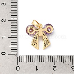 Подвески из латуни и стекла&nbsp;KK-C062-099G