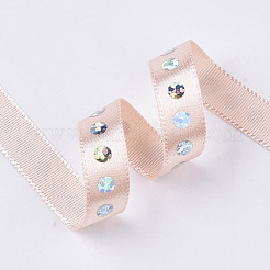 Ruban satin polyester simple face&nbsp;SRIB-N004-01J