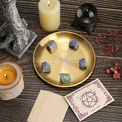 Подставка для свечей из нержавеющей стали&nbsp;AJEW-WH20019-90C