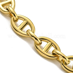 Ионное покрытие (ip) 304 нержавеющая сталь овальные звенья браслеты цепи&nbsp;LS-BJEW-D030-11A-G