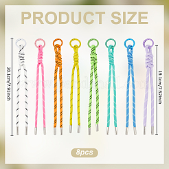8 pièce de décorations suspendues en nylon&nbsp;HJEW-MA00050