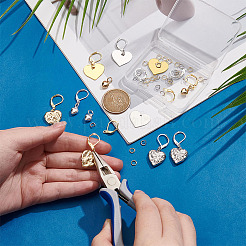 DIY-Ohrring-Sets mit Hebelverschluss&nbsp;DIY-PH0036-16