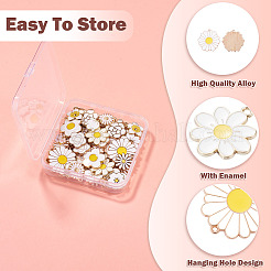 64pcs 16 styles de pendentifs en émail en alliage&nbsp;ENAM-TA0004-13