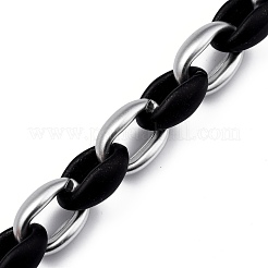 Chaînes de câbles en plastique ccb peintes à la main&nbsp;AJEW-JB00739-02