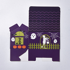 Cajas de regalo de la casa embrujada de halloween&nbsp;CON-L024-D01