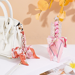 2 шт. 2 стиля бант из цинкового сплава с удлинительными цепями из полиэстера&nbsp;FIND-GO0003-73