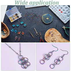 60 шт. Открытые соединительные кольца из нержавеющей стали 304&nbsp;STAS-LP0001-41C-04