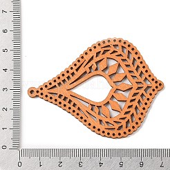 Grands pendentifs en bois creux&nbsp;WOCR-PW0003-82-01