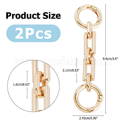 2 pz catene portacavi estensibili in lega di zinco&nbsp;FIND-FI0001-03G