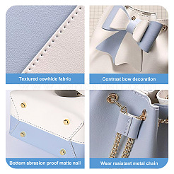 DIY Kunstleder Stricken Häkeln Bowknot Beuteltaschen&nbsp;GN-TAC0001-06A