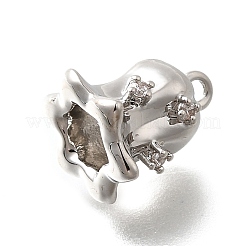 Латунные микро проложить кубического циркония подвески&nbsp;LS-KK-Q035-15P-02