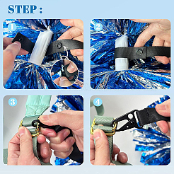 1 шт. полиэстеровые ремешки для помпонов для аксессуаров для чирлидинга&nbsp;AJEW-CN0005-41