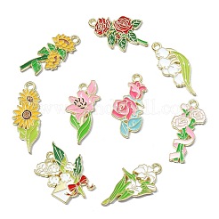 45шт 9 стиля подвески из сплава с эмалью&nbsp;ENAM-CJ0007-24