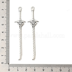 Gros pendentifs en alliage de style tibétain&nbsp;FIND-G078-32H-AS