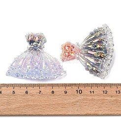 Кабошоны из светящейся непрозрачной смолы CRES-L045-11