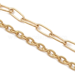 4 шт. 4 варианта браслета из смешанных цепочек из нержавеющей стали 304&nbsp;AJEW-JB01559