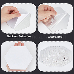 Акриловые наклейки на зеркала AJEW-WH0323-26B