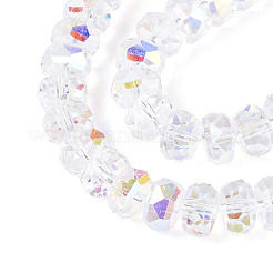 Стеклянные бусины с гальваническим покрытием &nbsp;EGLA-T021-20A