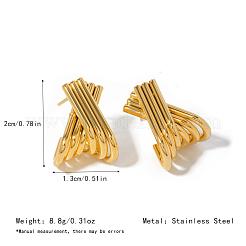 Pendientes de acero inoxidable 304 para mujer&nbsp;XN8295