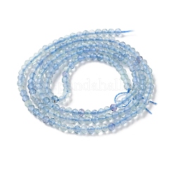 Naturali blu perline fluorite fili&nbsp;GG-CBAE031-A01-2mm