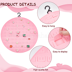 Двухсторонние подвески из мягкого фетра для подвешивания украшений на стену AJEW-WH0323-32A