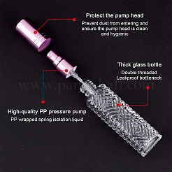 14 шт. 7-х цветные многоразовые стеклянные пластиковые флаконы-распылители MRMJ-BC0002-90