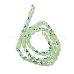 Нити бусин с цветным гальваническим покрытием ab&nbsp;EGLA-H104-04B