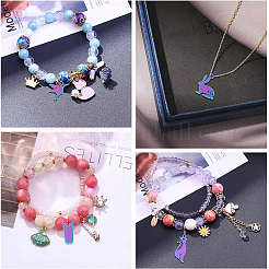 48 шт. 6 стиля вакуумного покрытия PVD 201 подвески из нержавеющей стали&nbsp;STAS-UN0021-70M