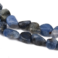 Натуральный кианитовые бисер пряди G-Q060-E17