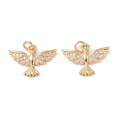 Стойки обшивки латунь микро проложить кубическую прелесть диоксида циркония&nbsp;KK-G452-17G