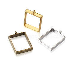 Сплав открытая задняя рамка большие подвески&nbsp;PALLOY-BT0001-02-RS