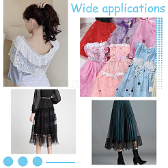 10 м полиэстеровая плиссированная кружевная лента для отделки&nbsp;DIY-GF0009-03A