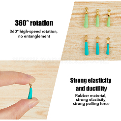 45шт 6-х стилевых силиконовых поплавков для рыбалки AJEW-FH0004-03